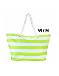 Strandtasche Bismark Blau Weiß Oxford 59 x 19 x 40 cm