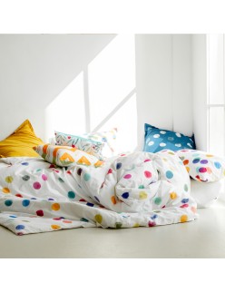 Housse de Couette HappyFriday Confetti Multicouleur 140 x 200 cm