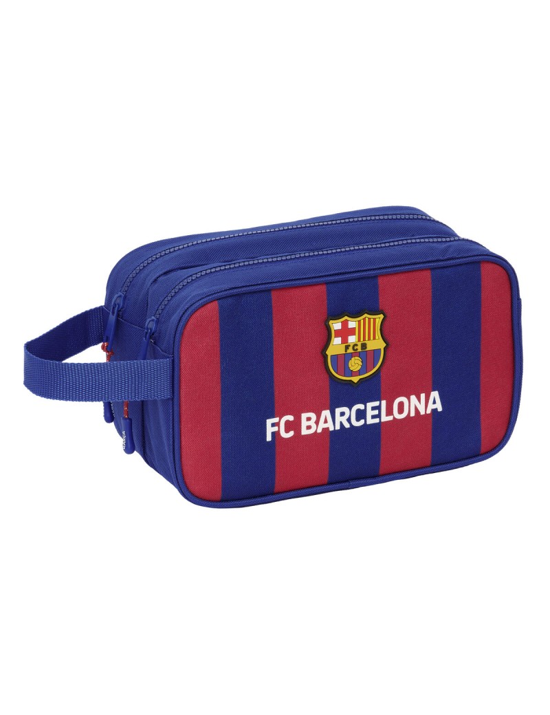 Neceser de Viaje F.C. Barcelona 24/25 Granate Azul marino Deportivo 26 x 15 x 12.5 cm