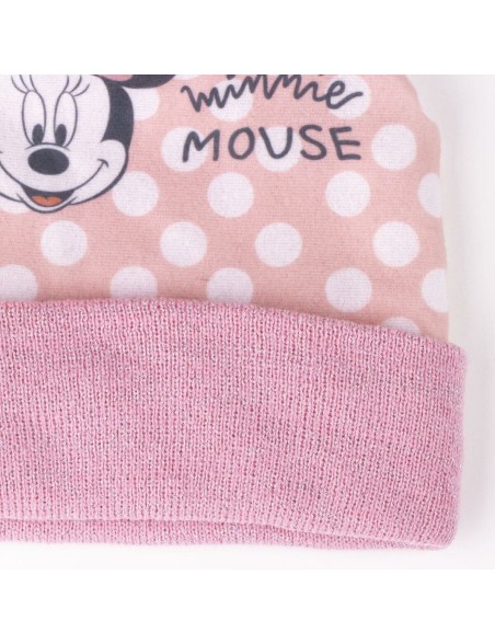 Gorro y Guantes Minnie Mouse 2 Piezas