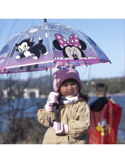 Gorro y Guantes Minnie Mouse 2 Piezas