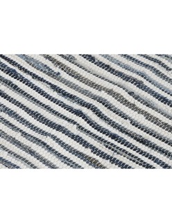 Alfombra Home ESPRIT Azul Blanco 120 x 180 x 0,5 cm