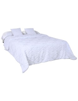Colcha Home ESPRIT Blanco 240 x 260 cm