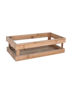 Caja de Almacenaje Inde Bambú 32,5 x 17,6 x 10 cm (3 Unidades)