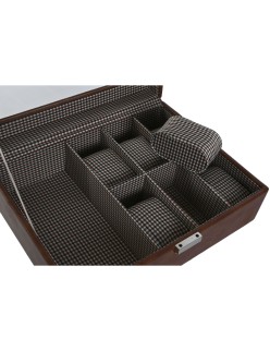 Box-Schmuckkästchen Home ESPRIT Braun Kristall 26 x 20 x 9 cm