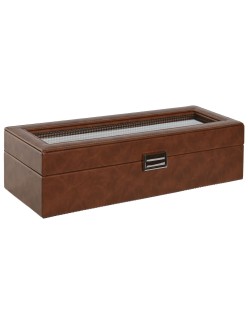 Caja-Joyero Home ESPRIT Marrón Cristal 33 x 11,5 x 9 cm