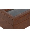 Caja-Joyero Home ESPRIT Marrón Cristal 33 x 11,5 x 9 cm