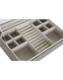 Box-Schmuckkästchen Home ESPRIT Beige Kristall 30 x 21 x 6 cm