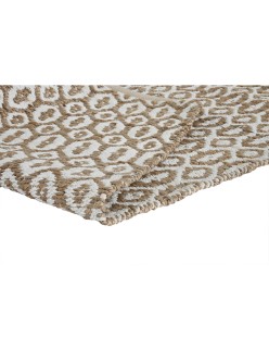 Alfombra Home ESPRIT Blanco Marrón Boho 200 x 300 cm