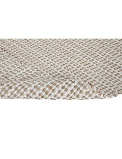 Alfombra Home ESPRIT Blanco Marrón Boho 75 x 175 cm