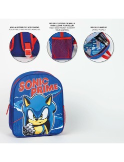 Zaino Scuola Sonic