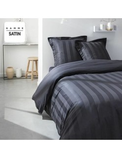 Bettdeckenbezug TODAY Satin Schwarz 220 x 240 cm