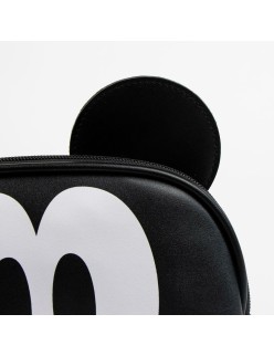 Neceser de Viaje Mickey Mouse Negro 100 % Poliuretano 23 x 10,5 x 5,5 cm
