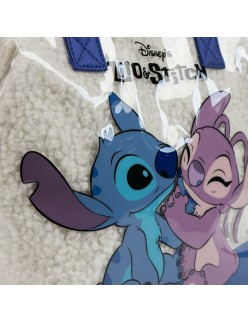 Nécessaire de Viagem Stitch Azul 100 % PVC 23 x 20 x 13 cm