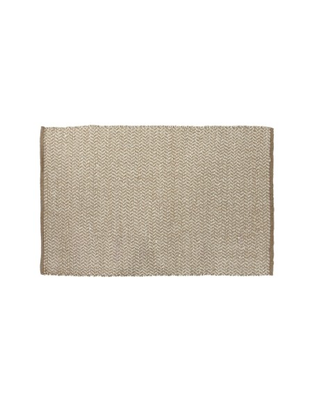 Alfombra Home ESPRIT Blanco Natural 120 x 1 x 180 cm