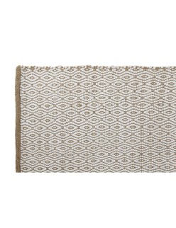 Alfombra Home ESPRIT Blanco Natural 150 x 1 x 230 cm