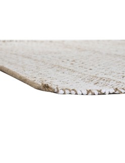 Alfombra Home ESPRIT Blanco Natural 150 x 1 x 230 cm