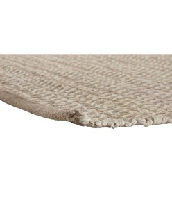Alfombra Home ESPRIT Blanco Natural 120 x 1 x 180 cm