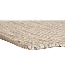 Alfombra Home ESPRIT Blanco Natural 150 x 1 x 230 cm