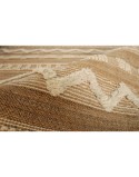 Alfombra Home ESPRIT Blanco Marrón Boho 140 x 200 x 1 cm