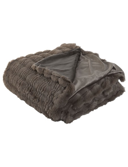 Manta Home ESPRIT Marrón 220 x 240 x 1 cm