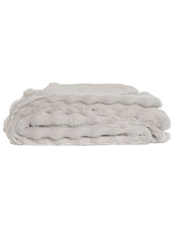 Decke Home ESPRIT Beige 220 x 240 x 1 cm