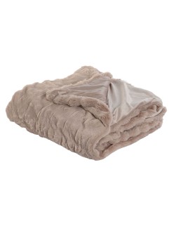 Manta Home ESPRIT Rosa claro 220 x 240 x 1 cm