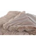 Manta Home ESPRIT Rosa claro 220 x 240 x 1 cm