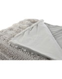 Manta Home ESPRIT Gris claro 220 x 240 x 1 cm