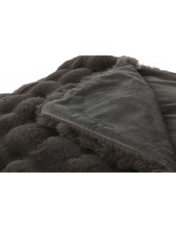 Coperta Home ESPRIT Marrone 220 x 240 x 1 cm