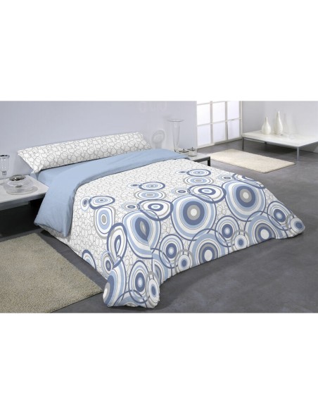 Juego de funda nórdica Hosteline CARLOSAL Azul Cama de 105 2 Piezas