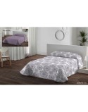 Parure de couette Hosteline VERONA Mauve Lit king size 3 Pièces