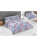 Juego de funda nórdica Hosteline PAULO Azul Cama de 180 3 Piezas
