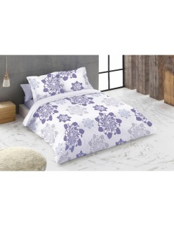 Parure de couette Hosteline BALVIN Blanc Gran lit 2 persones 3 Pièces
