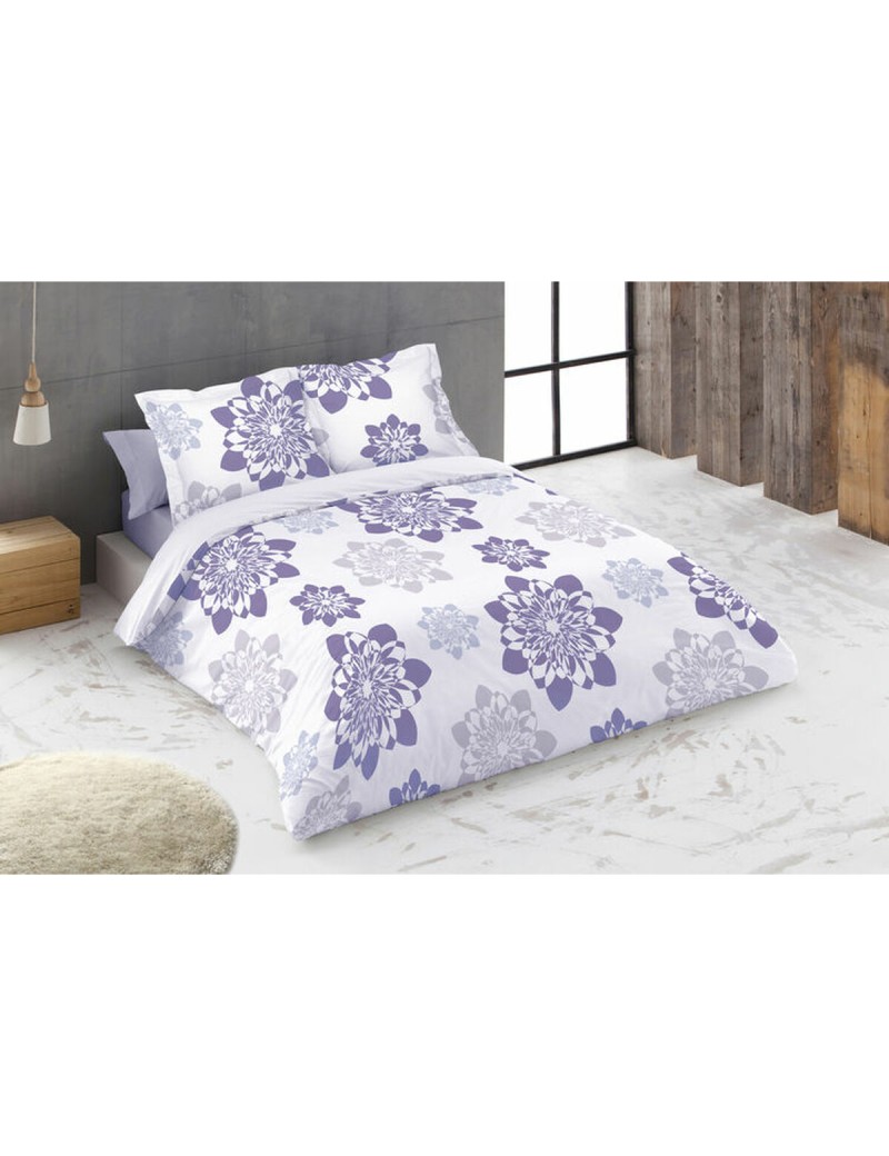 Parure de couette Hosteline BALVIN Blanc Gran lit 2 persones 3 Pièces