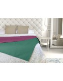 Couvre-lit Hosteline GANTE Vert Gran lit 2 persones (1 Pièce)