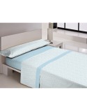 Jeu de draps Libela PIRINE GOMERA Bleu Lit 1 persone