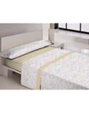 Jeu de draps Libela PIRINE SAONA Beige Lit 1 persone