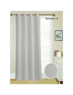 Cortina Hosteline GARONA Cinzento 140 x 260 cm
