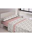 Jeu de draps Libela PIRINE LUARCA Rose Lit 1 persone