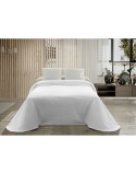 Couvre-lit Hosteline PALMA Blanc Lit 1 persone