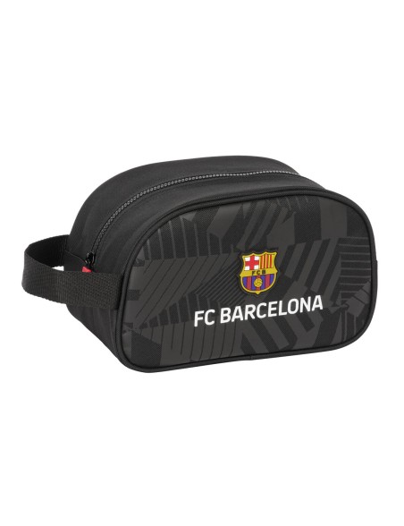 Neceser de Viaje F.C. Barcelona Black Negro Deportivo 26 x 15 x 12 cm