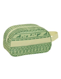 Travel Vanity Case Mufasa Green Beige 26 x 15 x 12 cm