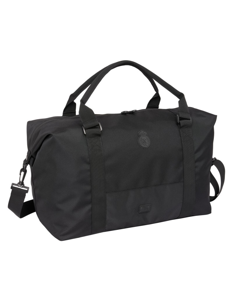 Sports Bag Real Madrid C.F. Premium Black 50 x 29 x 22 cm