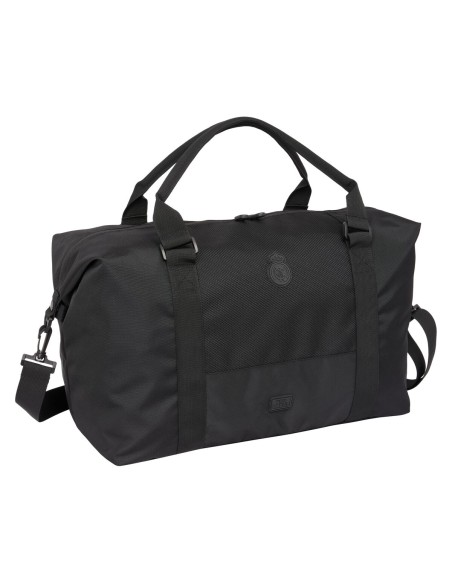 Sports Bag Real Madrid C.F. Premium Black 50 x 29 x 22 cm