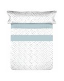 Jeu de draps Tejidos Reina Bleu Lit 1 persone