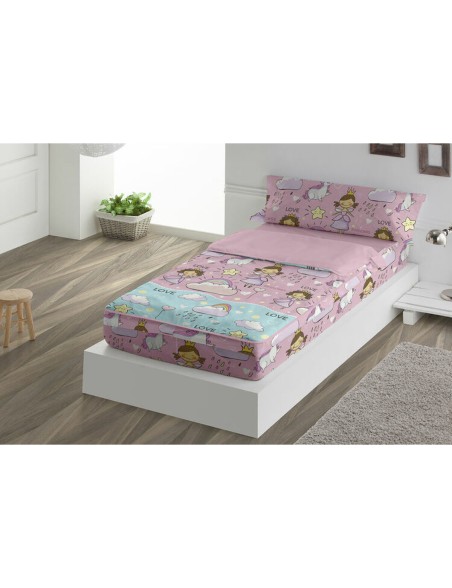 Housse de couette non rembourrée Tejidos Reina MORGANA Rose