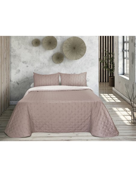 Colcha Tejidos Reina Triana Rosa 180 x 270 cm