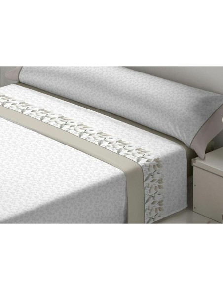 Bettwäsche-Set Tejidos Reina Dulceida Elfenbein King size