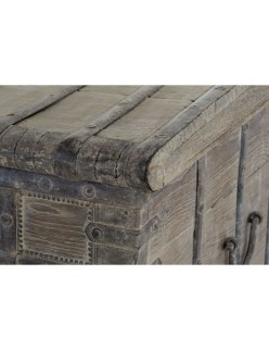 Forziere Home ESPRIT Naturale teak Pezzo unico 118 X 66 X 87 cm